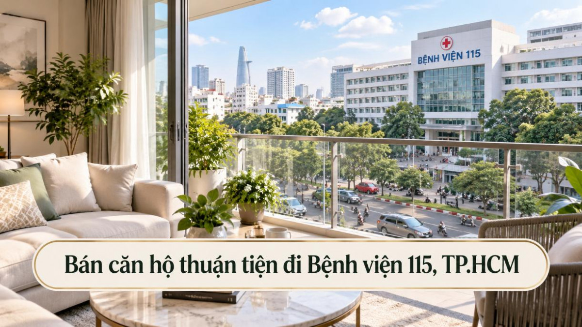 Bán căn hộ Bảy Hiền thuận tiện đi Bệnh viện Nhân dân 115