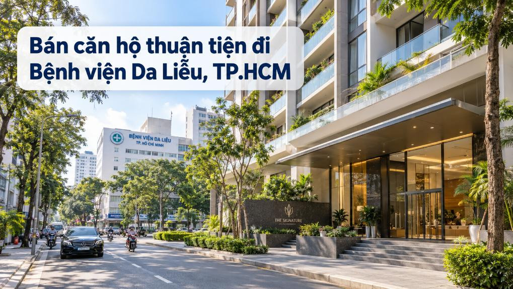 Bán căn hộ Cầu Kiệu thuận tiện đi Bệnh viện Da Liễu TP.HCM