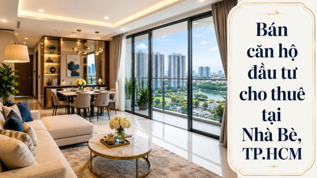 Bán căn hộ đầu tư cho thuê tại Nhà Bè, dễ khai thác