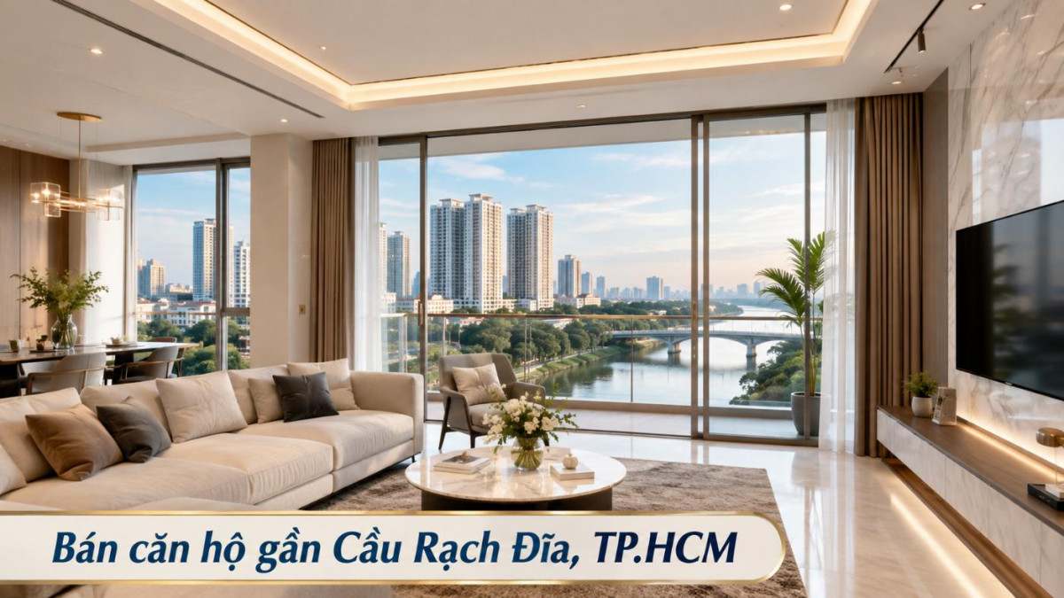Bán căn hộ gần Cầu Rạch Đĩa, kết nối nhanh khu Nam