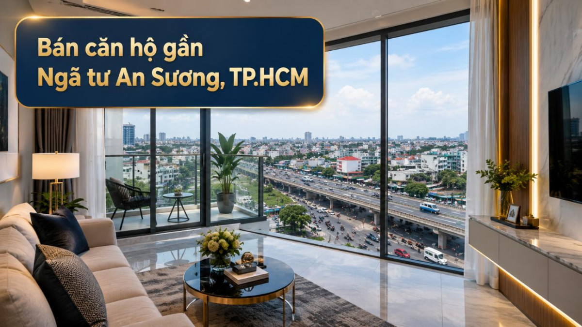 Bán căn hộ gần Ngã tư An Sương, kết nối thuận tiện