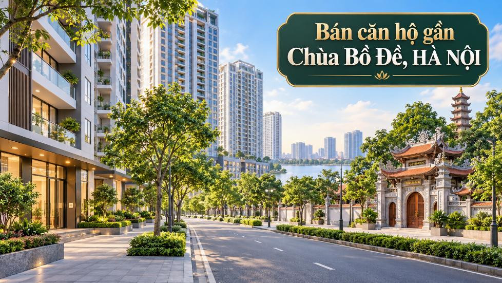 Bán căn hộ Long Biên thuận tiện đi Chùa Bồ Đề