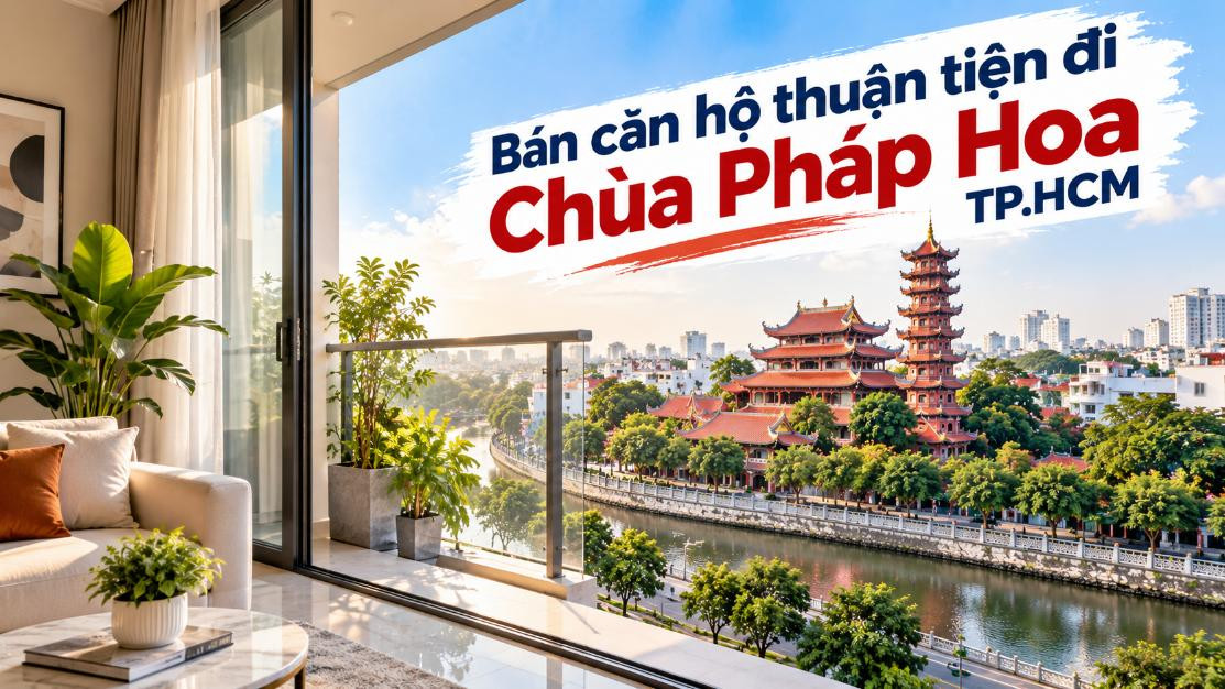 Bán căn hộ Tân Sơn Hòa thuận tiện đi Chùa Pháp Hoa