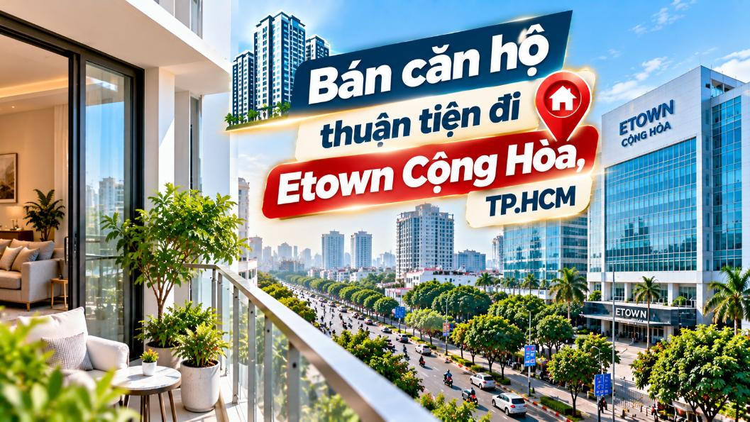 Bán căn hộ Tân Sơn Nhì thuận tiện đi Etown Cộng Hòa