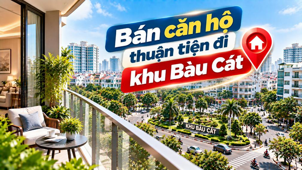 Bán căn hộ Tân Sơn Nhì thuận tiện đi khu Bàu Cát