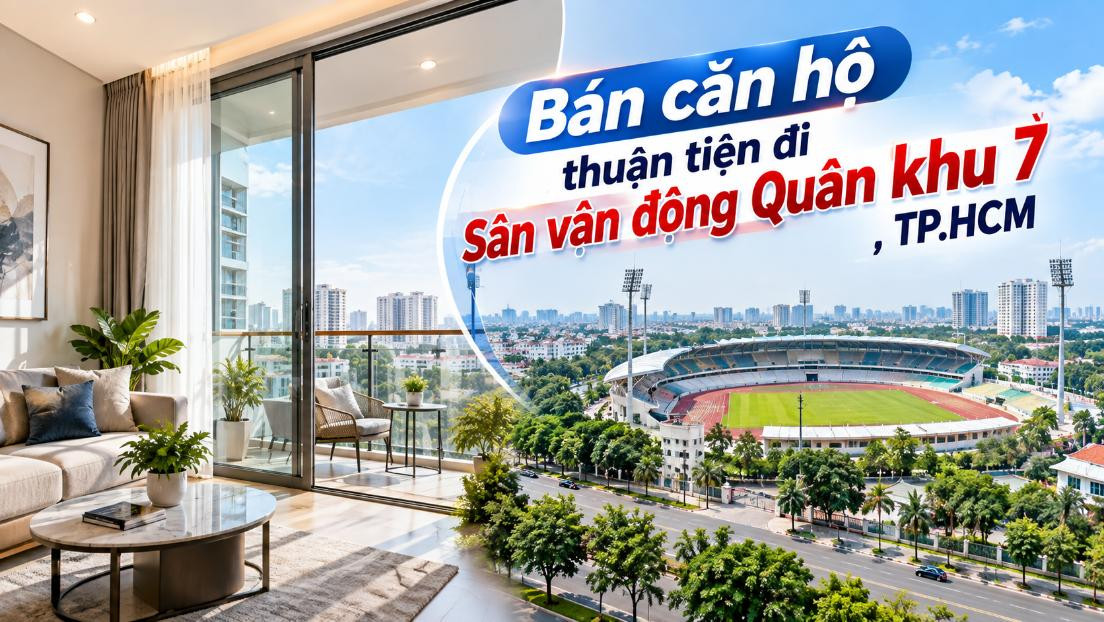 Bán căn hộ Tân Sơn thuận tiện đi Sân vận động Quân khu 7
