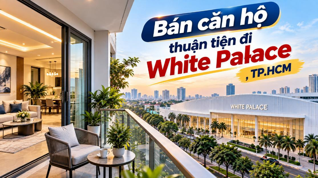 Bán căn hộ Tân Sơn thuận tiện đi White Palace