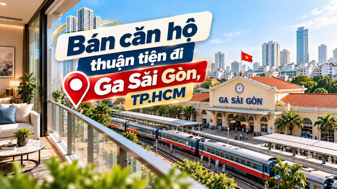 Bán căn hộ Tây Thạnh thuận tiện đi Ga Sài Gòn