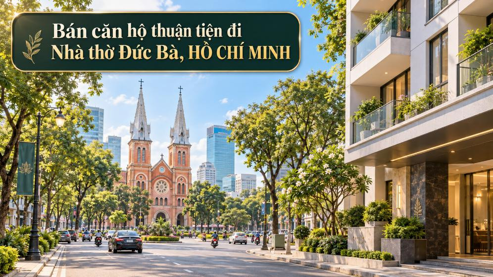 Bán căn hộ Xuân Hòa thuận tiện đi Nhà thờ Đức Bà