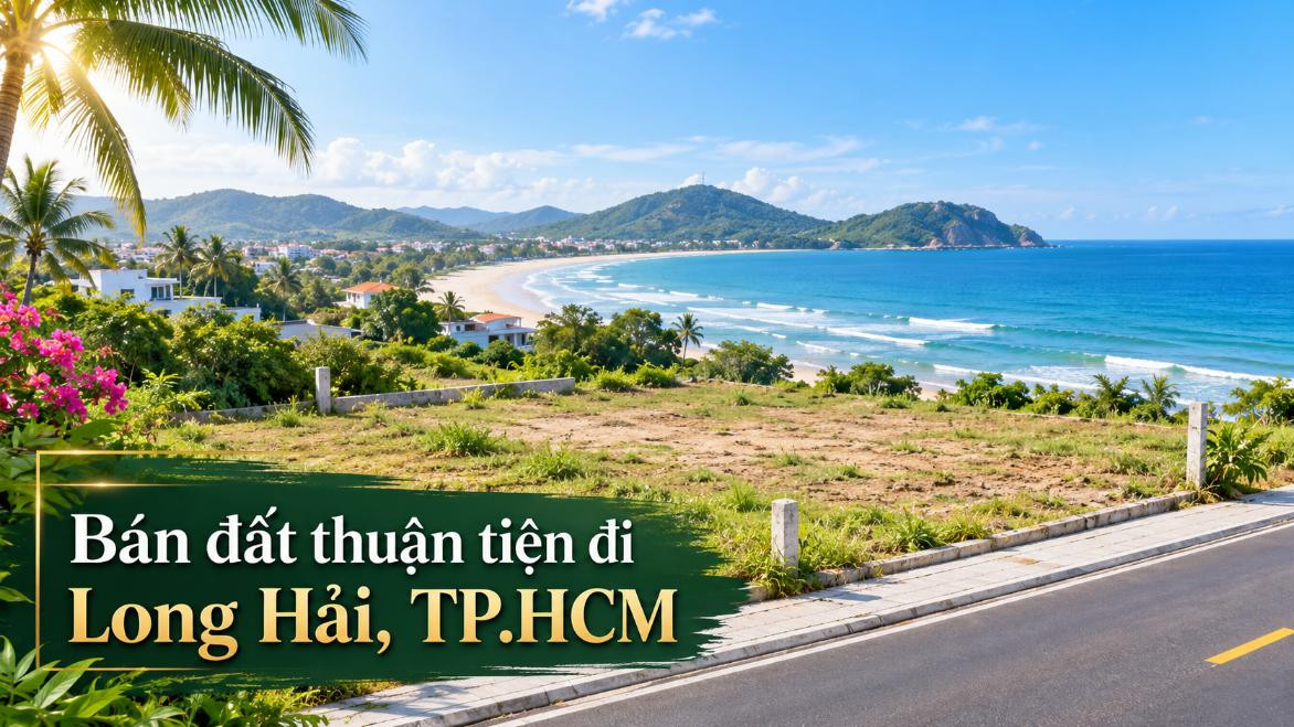 Bán đất Bà Rịa thuận tiện đi Long Hải, phù hợp đầu tư