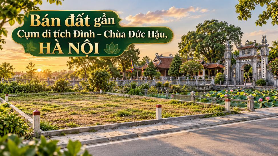 Bán đất Đa Phúc gần Đình – Chùa Đức Hậu, phù hợp đầu tư