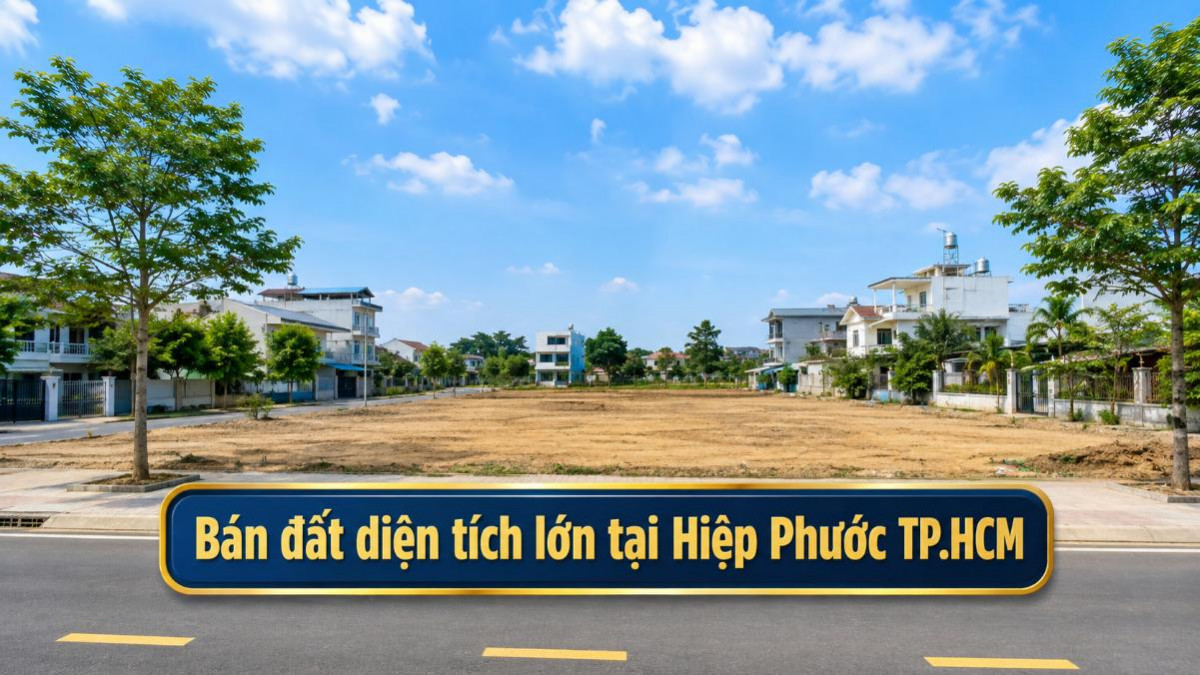 Bán đất diện tích lớn tại Hiệp Phước, đa dạng phương án