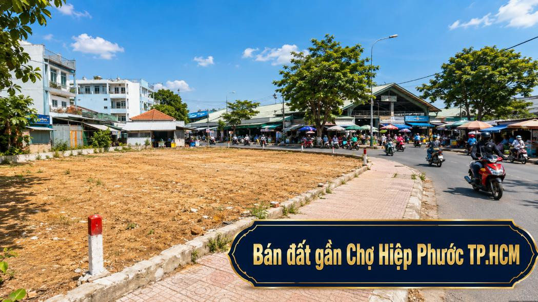 Bán đất gần Chợ Hiệp Phước, thuận tiện xây nhà và đầu tư