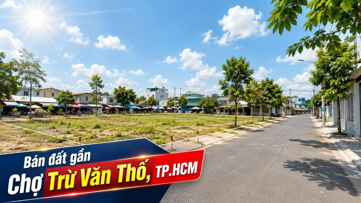 Bán đất gần Chợ Trừ Văn Thố, thuận tiện xây nhà và đầu tư