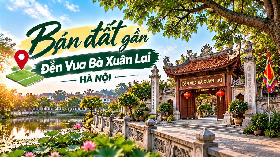 Bán đất gần Đền Vua Bà Xuân Lai, phù hợp đầu tư