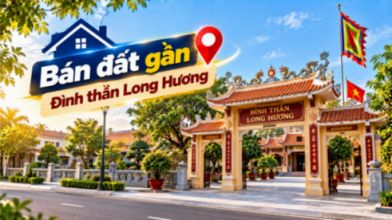 Bán đất gần Đình thần Long Hương, phù hợp xây nhà và đầu tư