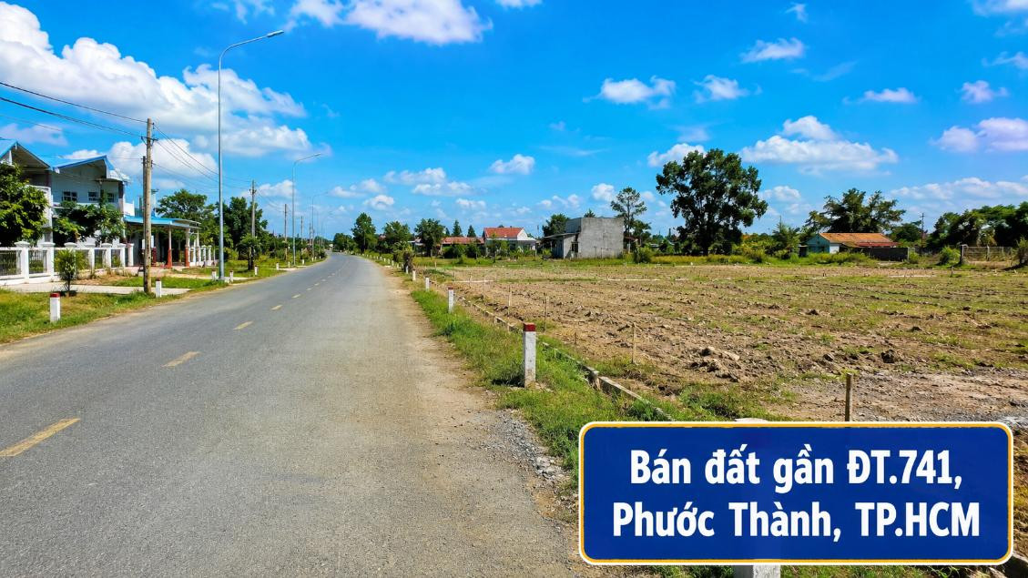 Bán đất gần ĐT.741, Phước Thành, giao thông thuận tiện