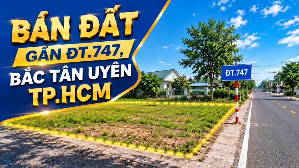 Bán đất gần ĐT.747, Bắc Tân Uyên, dễ kết nối