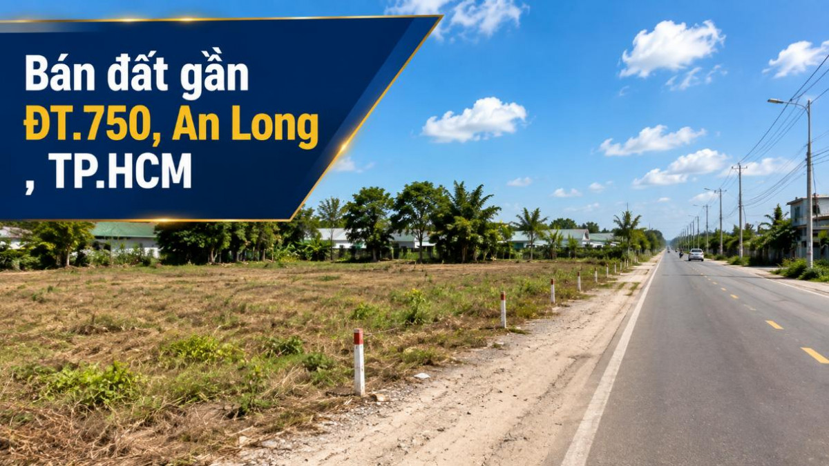 Bán đất gần ĐT.750, An Long, giao thông thuận tiện