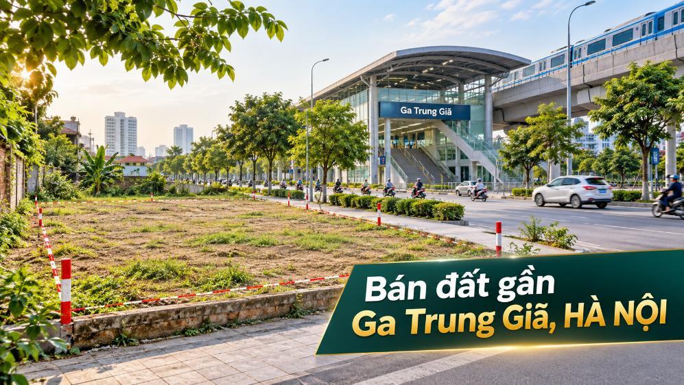 Bán đất gần Ga Trung Giã, phù hợp xây nhà và đầu tư