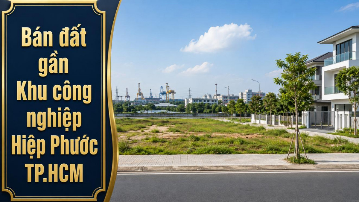 Bán đất gần KCN Hiệp Phước, phù hợp đầu tư dài hạn