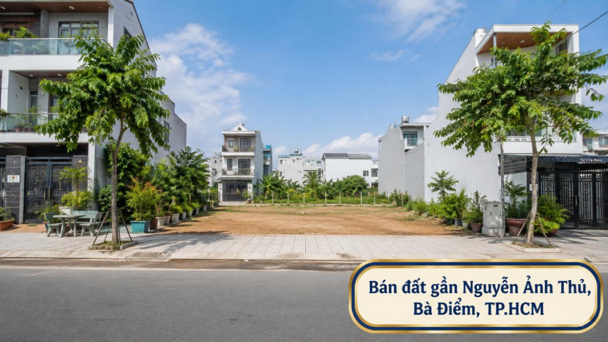 Bán đất gần Nguyễn Ảnh Thủ, Bà Điểm, giao thông thuận tiện