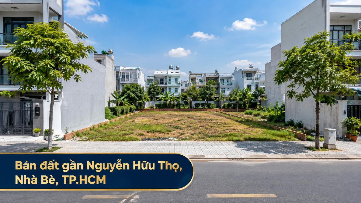 Bán đất gần Nguyễn Hữu Thọ, Nhà Bè, giao thông thuận tiện
