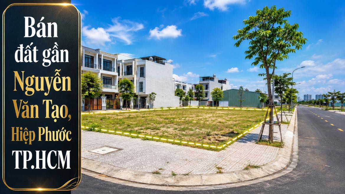 Bán đất gần Nguyễn Văn Tạo, Hiệp Phước, giao thông thuận tiện