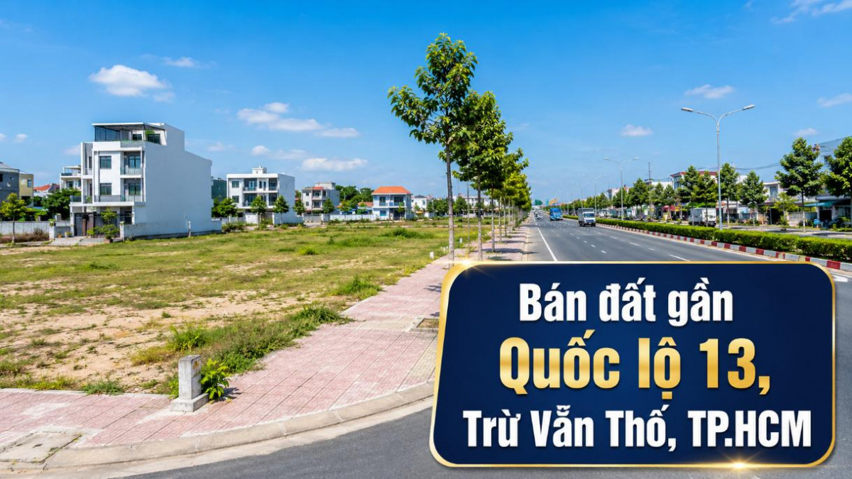 Bán đất gần Quốc lộ 13, Trừ Văn Thố, giao thông thuận tiện