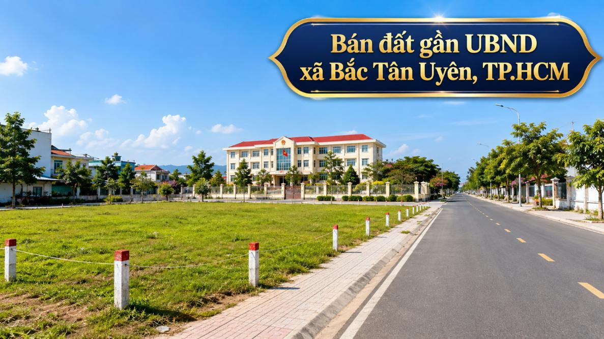 Bán đất gần UBND xã Bắc Tân Uyên, vị trí dễ kết nối