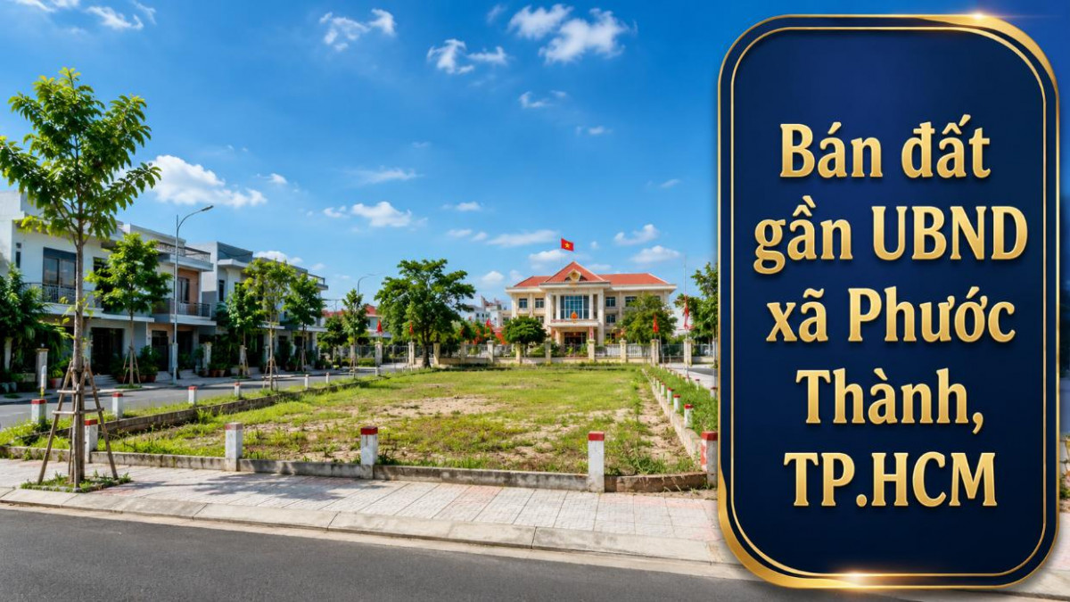Bán đất gần UBND xã Phước Thành, vị trí trung tâm dễ kết nối