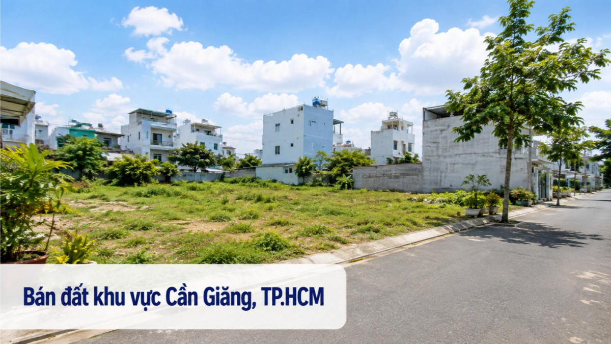 Bán đất khu vực Cần Giăng, nhiều diện tích lựa chọn