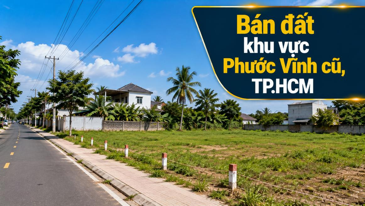 Bán đất khu vực Phước Vĩnh cũ, nhiều diện tích lựa chọn