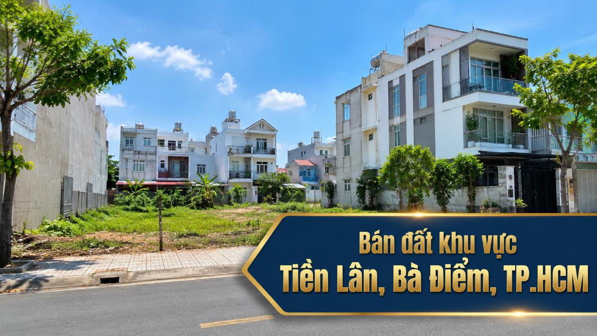 Bán đất khu vực Tiền Lân, Bà Điểm, nhiều vị trí lựa chọn