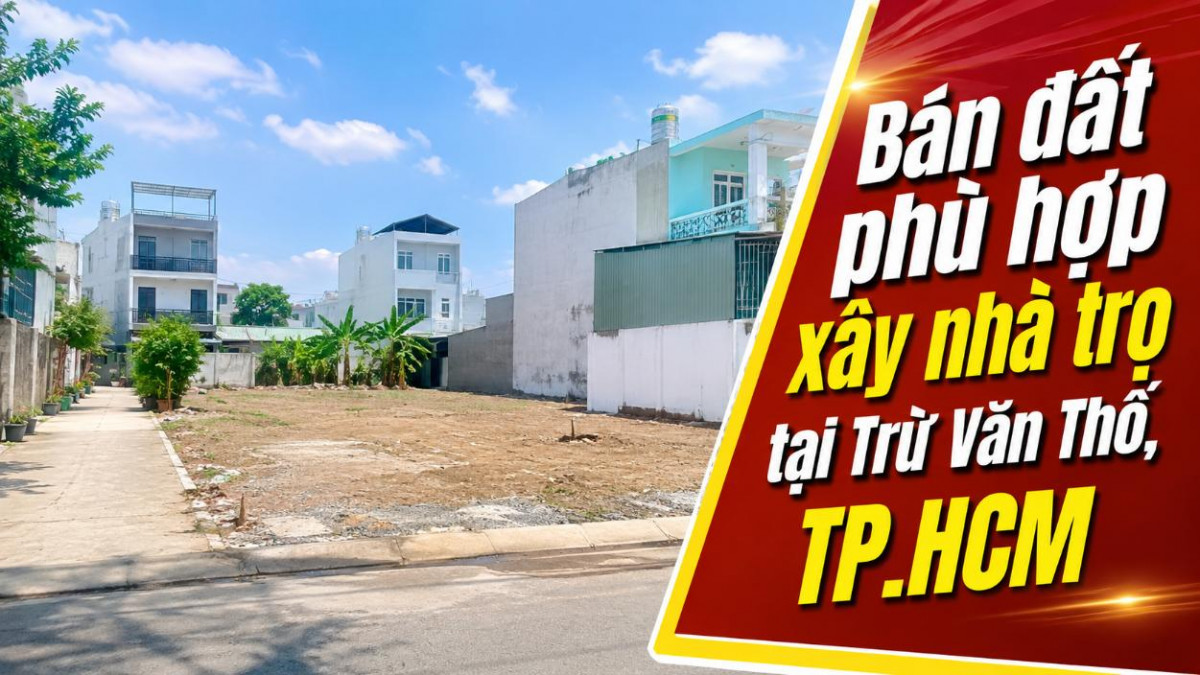 Bán đất phù hợp xây nhà trọ tại Trừ Văn Thố, gần khu công nghiệp