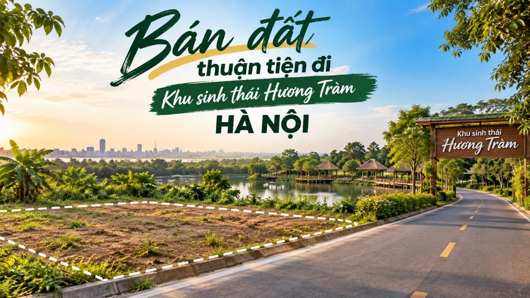 Bán đất Trung Giã thuận tiện đi Khu sinh thái Hương Tràm