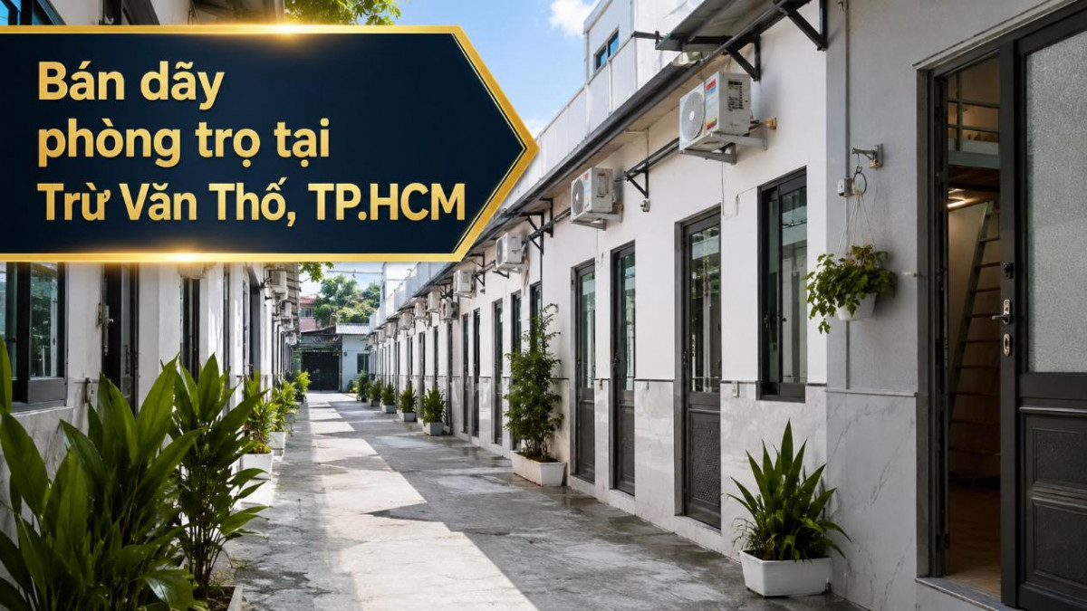 Bán dãy phòng trọ tại Trừ Văn Thố, phù hợp đầu tư cho thuê