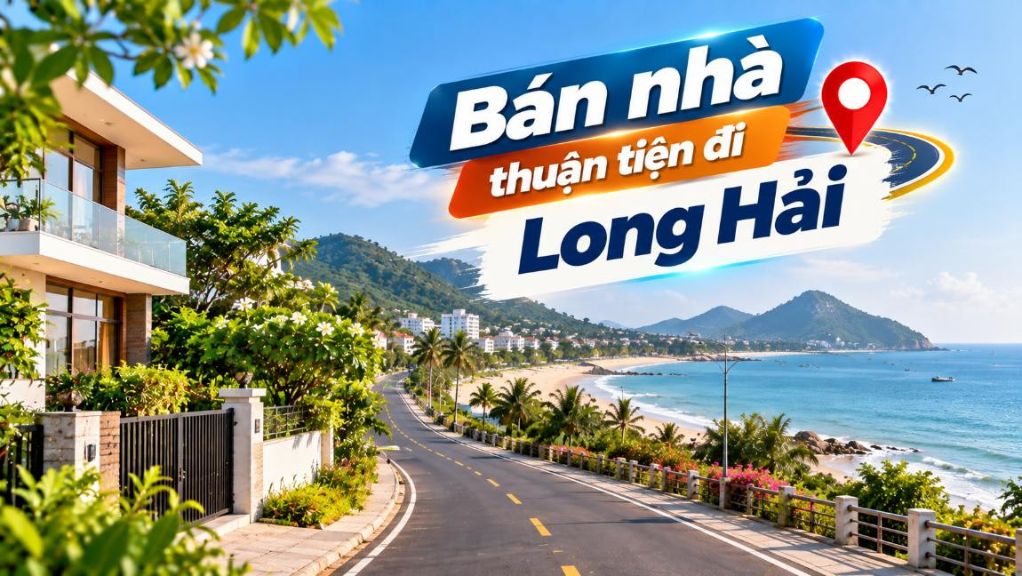 Bán nhà Bà Rịa thuận tiện đi Long Hải, kết nối khu biển
