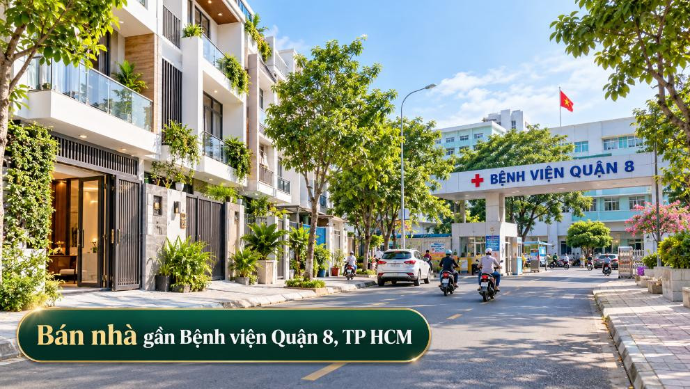 Bán nhà Bình Hưng thuận tiện đi Bệnh viện Quận 8