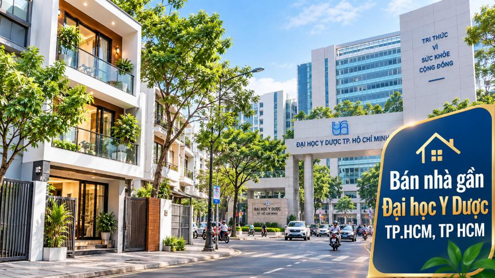 Bán nhà Bình Hưng thuận tiện đi Đại học Y Dược TP.HCM