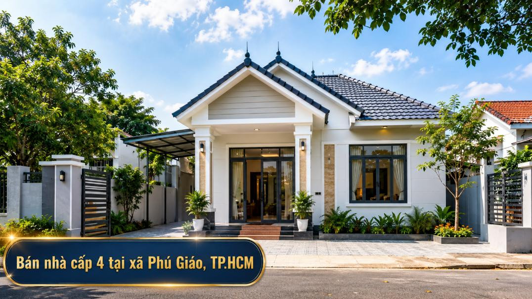 Bán nhà cấp 4 tại Phú Giáo, dễ ở và dễ cải tạo