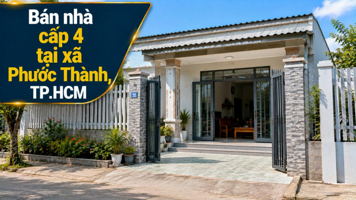 Bán nhà cấp 4 tại Phước Thành, dễ ở và dễ cải tạo