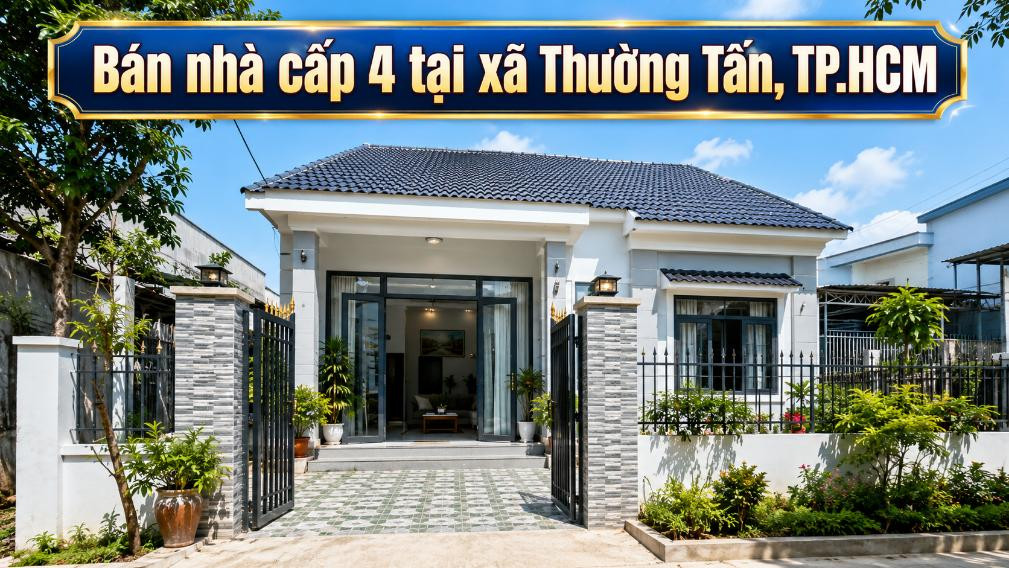 Bán nhà cấp 4 tại Thường Tân, dễ ở và dễ cải tạo