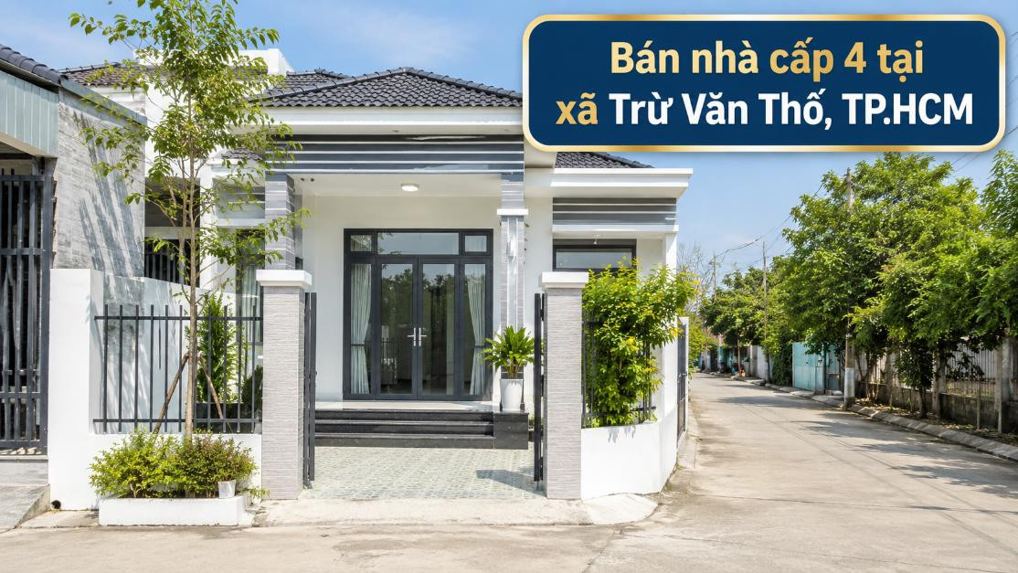 Bán nhà cấp 4 tại Trừ Văn Thố, dễ ở và dễ cải tạo