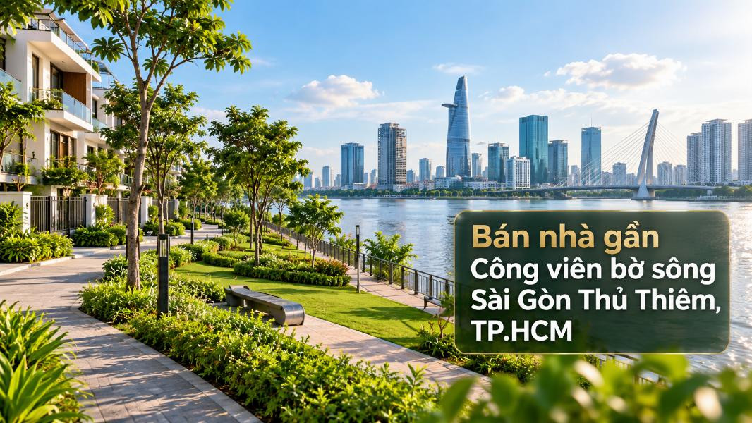 Bán nhà Cát Lái thuận tiện đi Công viên bờ sông Sài Gòn