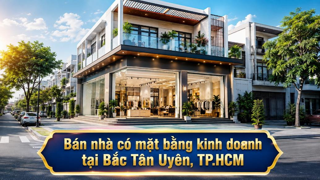 Bán nhà có mặt bằng kinh doanh tại Bắc Tân Uyên
