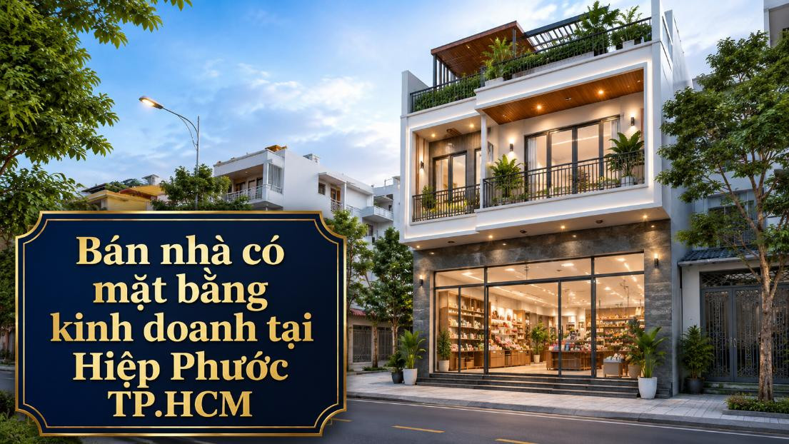 Bán nhà có mặt bằng kinh doanh tại Hiệp Phước