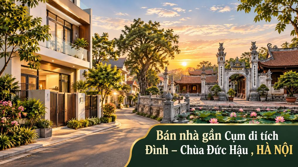 Bán nhà Đa Phúc gần Đình – Chùa Đức Hậu, thuận tiện an cư