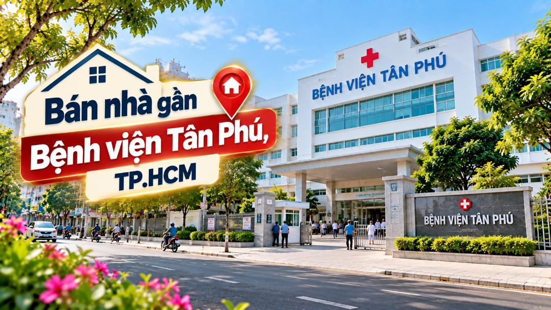 Bán nhà gần Bệnh viện Tân Phú, vị trí thuận tiện
