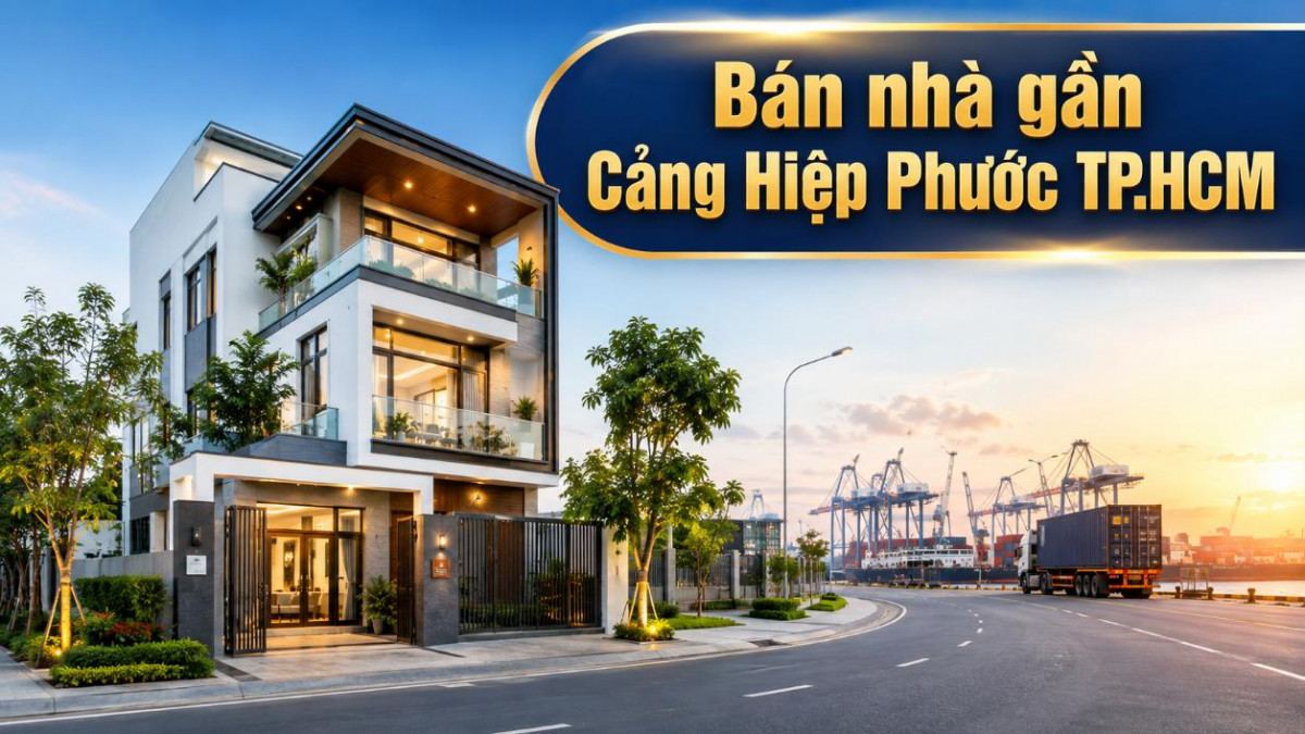 Bán nhà gần Cảng Hiệp Phước, thuận tiện kinh doanh dịch vụ